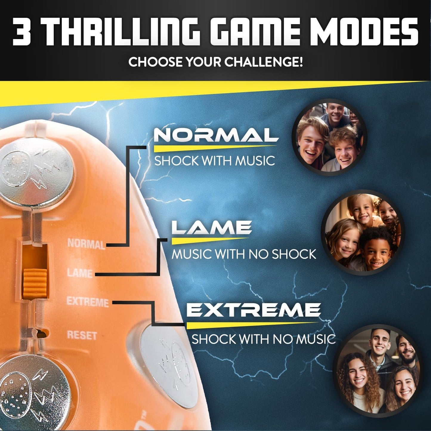 Lightning Reaction Shocktato Party Game - The Hilariously Funny Game of Shocking Potato - Gag Gifts and Stocking Stuffers for Teens