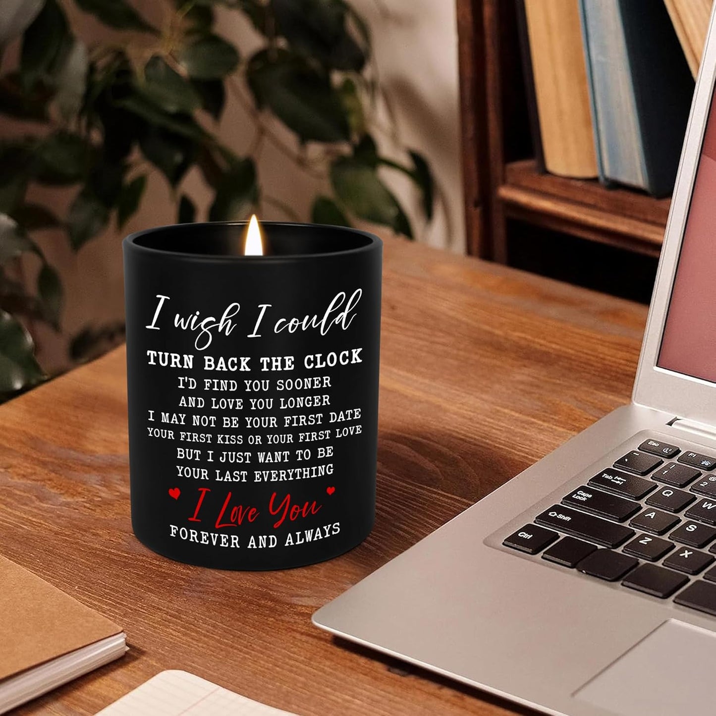 TEEZWONDER Christmas Anniversary Wedding Gifts for Women Men - Long Lasting Vanilla Lavender Candle 10 oz - Birthday Romantic Gifts for Him Her Girlfriend Wife, Boyfriend Husband Birthday Gift Ideas