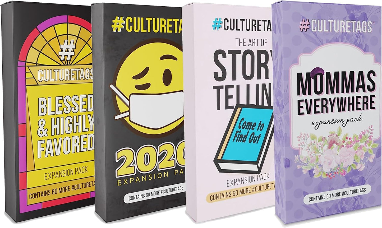 Expansion Pack Mommas Everywhere, Gift for Family & People Who Love Hashtags + Culture, Extended Play Party Game Set, Ages 13+ Years, CB Games