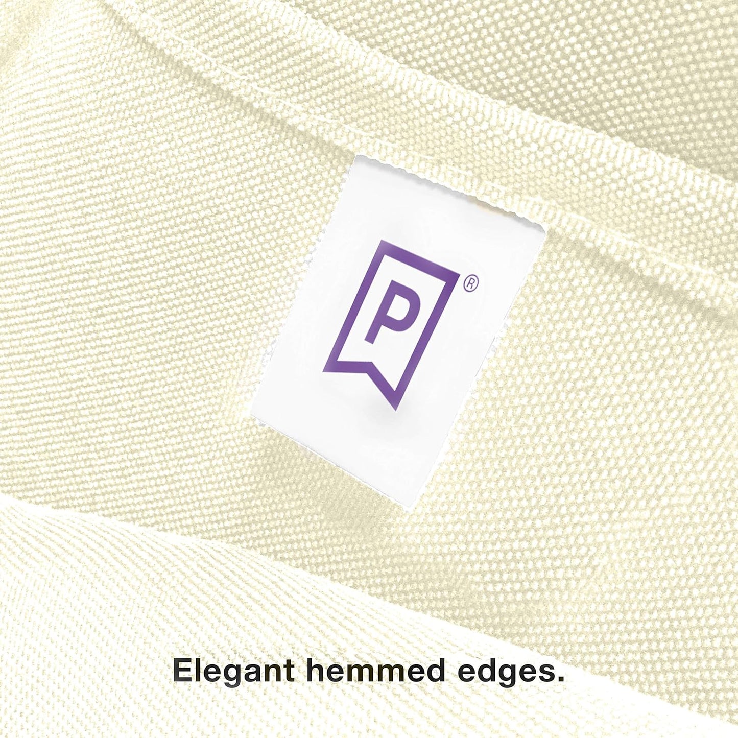 Gee Di Moda Fitted Tablecloth - 72 x 30 Inch Ivory Fitted Table Cloth for 6 Foot Rectangle Table - Heavy Duty Washable Fabric - for 6 Ft Buffet Holiday Party Dinner Wedding & Trade Show