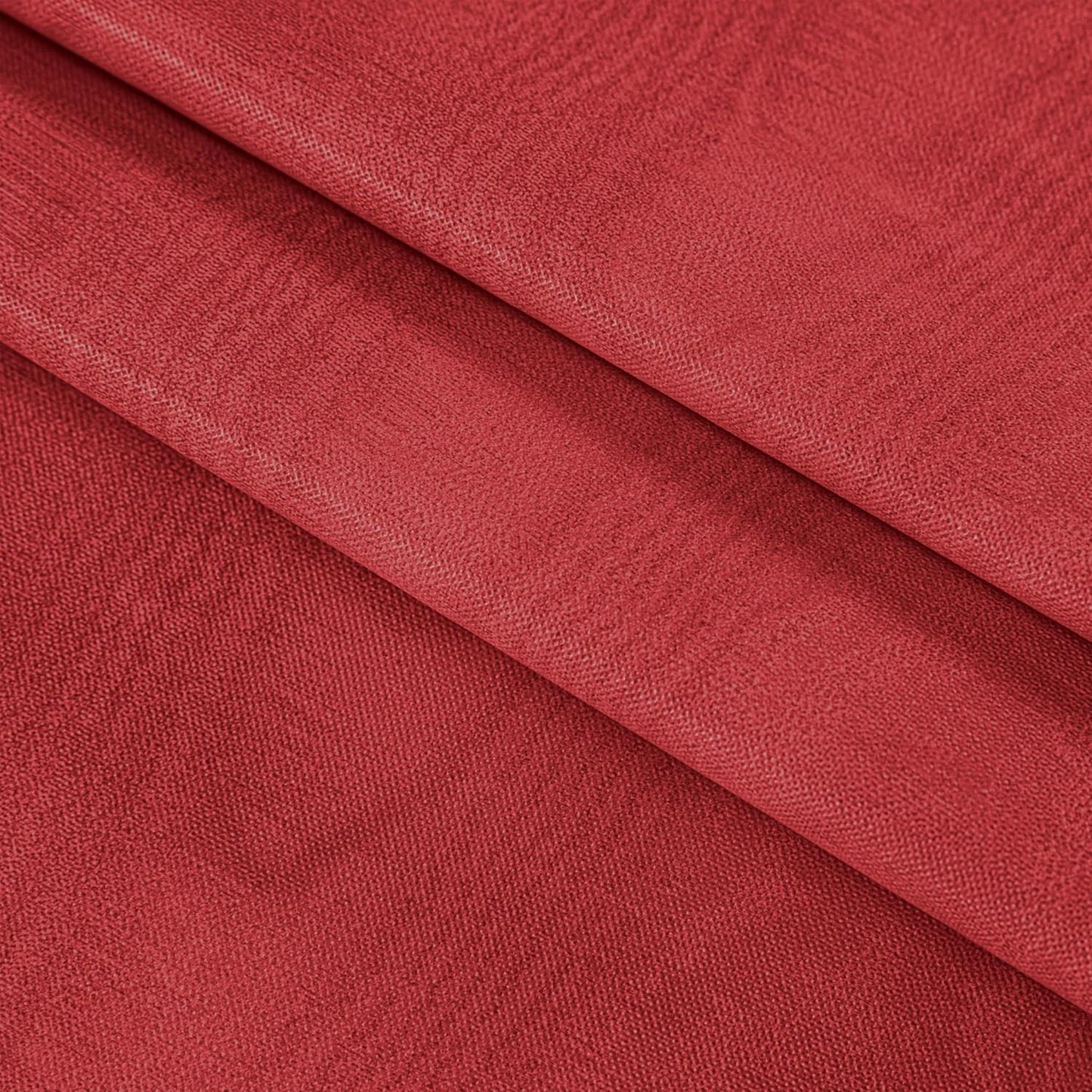 Newbridge Vinyl Flannel Backed Tablecloth, 60 x 120 Inch Rectangle, Red Moire Wavy Solid Design, Heavyweight Indoor Outdoor Waterproof Table Cover, Easy Care Wipe Clean