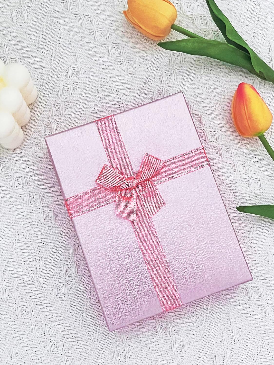 3Pcs Austrian Crystal Jewelry Set for Women, Necklace Dangle Earrings Link Bracelet Jewelry Set with Gold/Platinum/Gun Plated, Wedding Party Jewelry for Bridal Bridesmaid