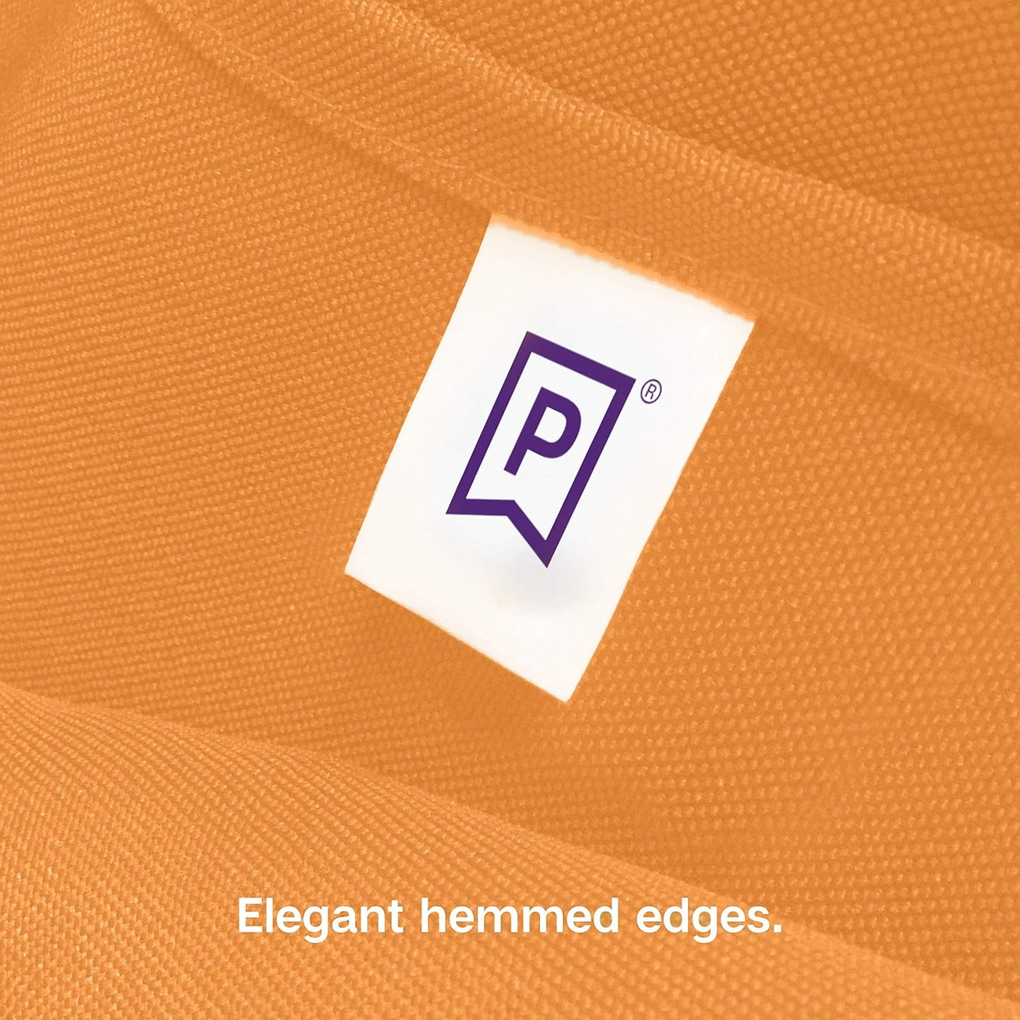 Gee Di Moda Fitted Tablecloth - 72 x 30 Inch Orange Fitted Table Cloth for 6 Foot Rectangle Table - Heavy Duty Washable Fabric - for 6 Ft Buffet Table Holiday Party Dinner Wedding & Trade Show