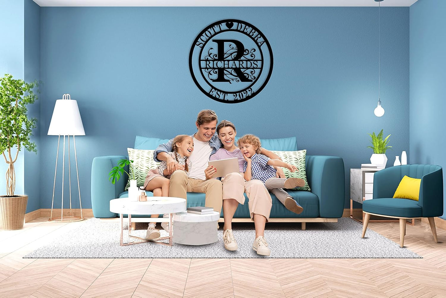 Wedding Gifts for Couples 2025 Last Name Signs for Home Personalized Metal Signs Monogram Wall Decor Personalized Family Name Anniversary Wedding Gift