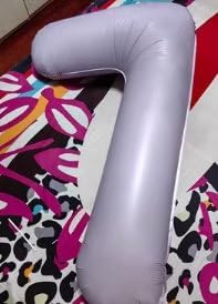 Lilac Number 5 Balloon 40 Inch, 5th Birthday Party Decorations for Children, Giant 5 Foil Balloon for Party Supplies