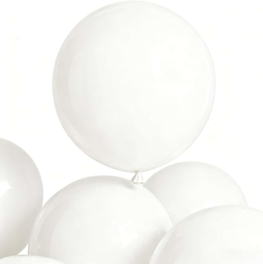 35 Pack White Balloons 36 Inch White Latex Party Large Balloon Bulk for Various Party Events Decorations