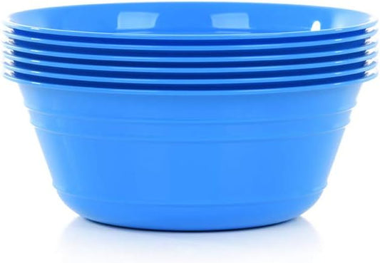 Mintra Home Snack Bowls (Small 6pk (600ml), Blue)