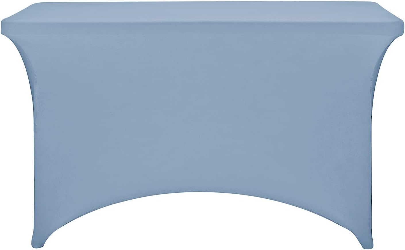 LZY Spandex Fitted Stretch Table Cover for 4ft or 6ft or 8ft Folding Table, Rectangular Cocktail Tablecloth, Perfect for Party or Banquet