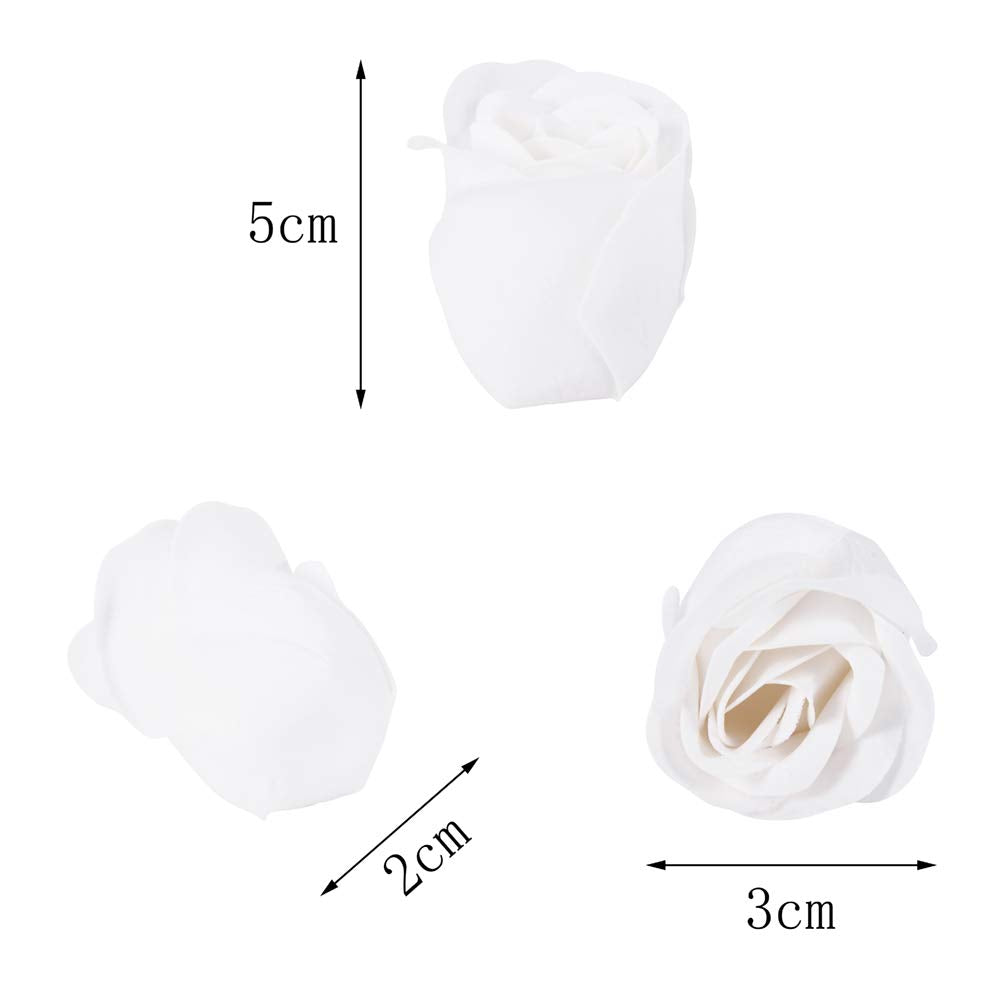 Weiye 81PCS Soap Rose Flower - Flora Scented Soap Rose Flower - Plant Essential Oil Soap, for Anniversary/Birthday/Wedding/Valentine’s Day/Mother’s Day