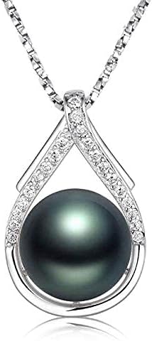 Gifts for women Mom her Girlfriend grandma Wife on Christmas Day Mothers Day Valentines Birthday Gifts Wedding Gift Jewelry Anniversary Tahitian Black Pearl Necklaces