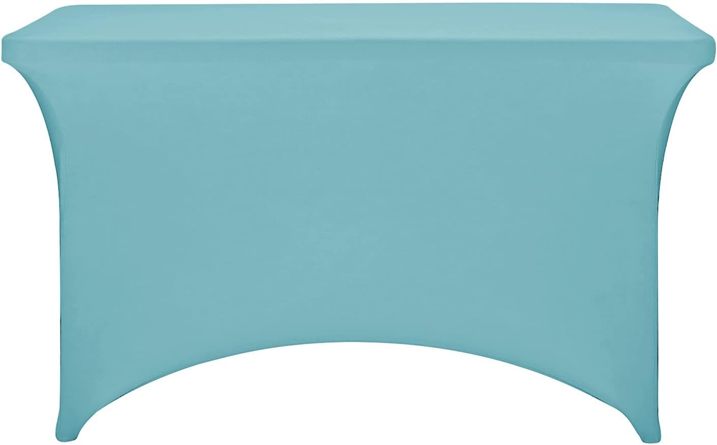 LZY Spandex Fitted Stretch Table Cover for 4ft or 6ft or 8ft Folding Table, Rectangular Cocktail Tablecloth, Perfect for Party or Banquet