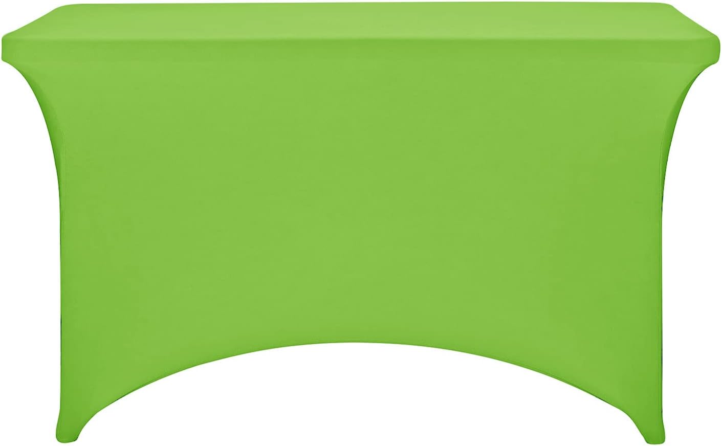 LZY Spandex Fitted Stretch Table Cover for 4ft or 6ft or 8ft Folding Table, Rectangular Cocktail Tablecloth, Perfect for Party or Banquet