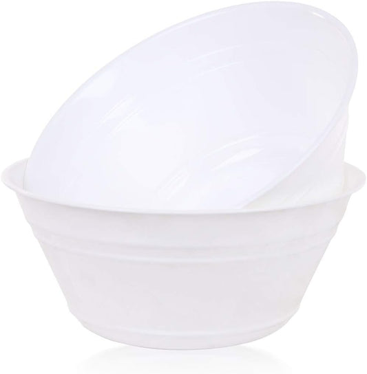 Mintra Home Snack Bowls (Large 2pk (4L), White)