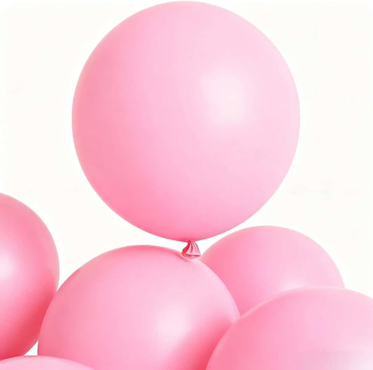 30 Pack Pink Balloons 36 Inch Pink Latex Party Large Balloon Bulk for Various Party Events Decorations