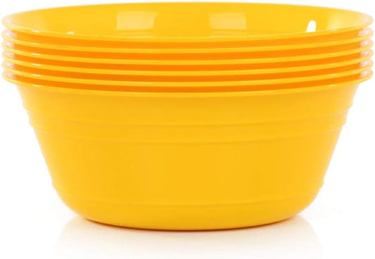 Mintra Home Snack Bowls (Medium 6pk (1.8L), Yellow)