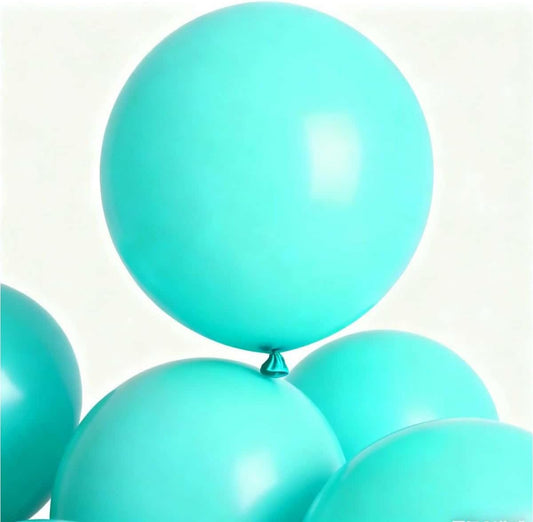 30 Pack Teal Balloons 36 inch Turquoise Latex Giant Balloons for Party Decorations and Events