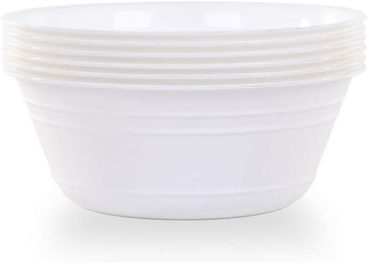 Mintra Home Snack Bowls (Medium 6pk (1.8L), White)