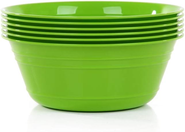 Mintra Home Snack Bowls (Small 6pk (600ml), Green)