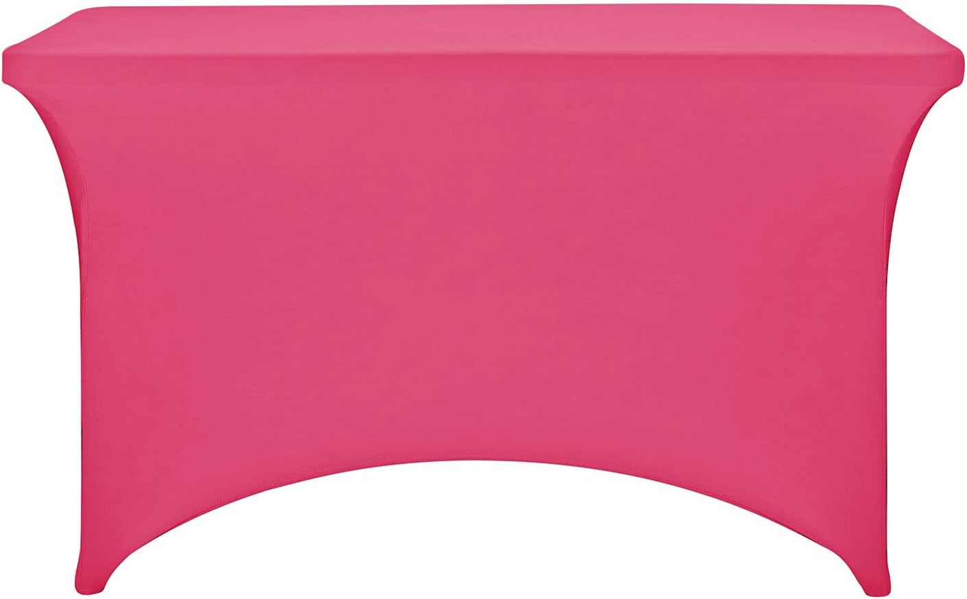 LZY Spandex Fitted Stretch Table Cover for 4ft or 6ft or 8ft Folding Table, Rectangular Cocktail Tablecloth, Perfect for Party or Banquet