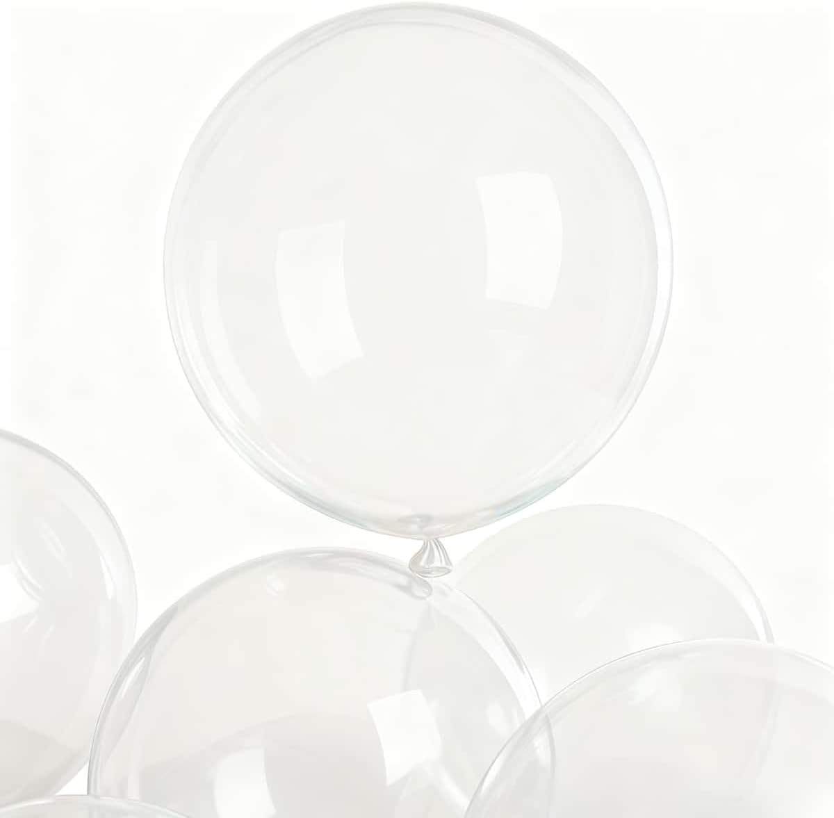 30 Pack Clear Balloons 36 Inch Clear Latex Party Large Balloon Bulk for Various Party Events Decorations