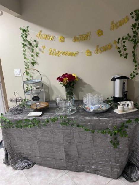 YOUR CHAIR COVERS - 90 x 132 Inch - 6 ft Dark Silver/Platinum Rectangular Crinkle Taffeta Tablecloth – Elegant Table Linen for Banquet Tables, Weddings & Events