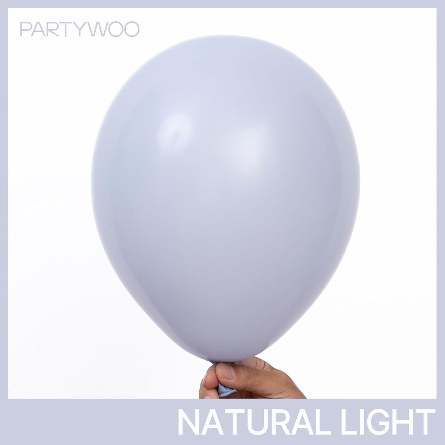 PartyWoo Dusty Blue Balloons 140pcs Different Sizes Pack of 18 12 10 5 Inch Slate Blue Boho Neutral Balloon Arch Kit for Baby Shower Graduation Cat Tornado Birthday Party Decorations Blue-F51