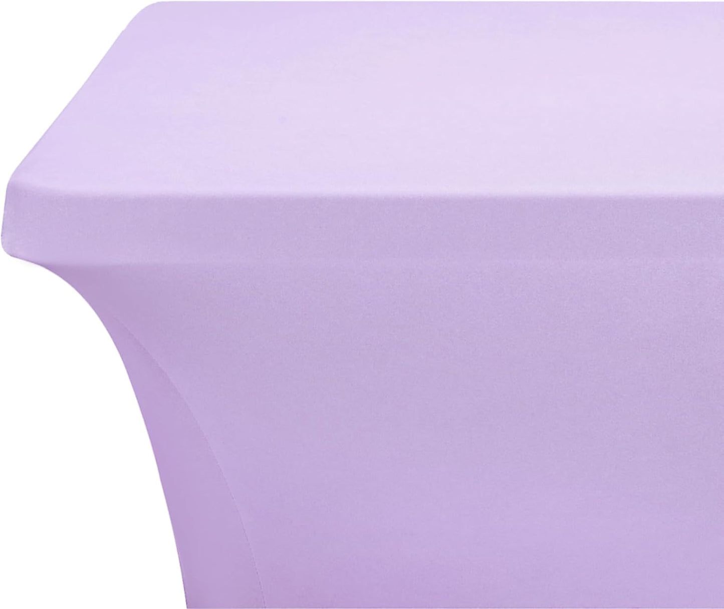 LZY Spandex Fitted Stretch Table Cover for 6 ft or 4ft or 8ft Folding Table, Rectangular Cocktail Tablecover, Perfect for Party and Banquet