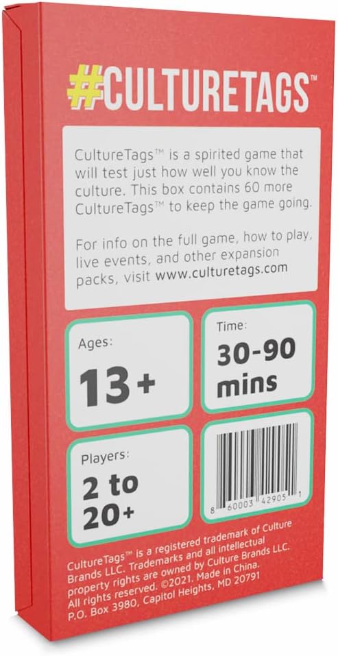 What Time is Dinner Holiday Expansion Pack, Gift for Family, 60 Playing Cards, Hashtags + Culture, Funny Party Card Game Set, Ages 13+ Years, CB Games