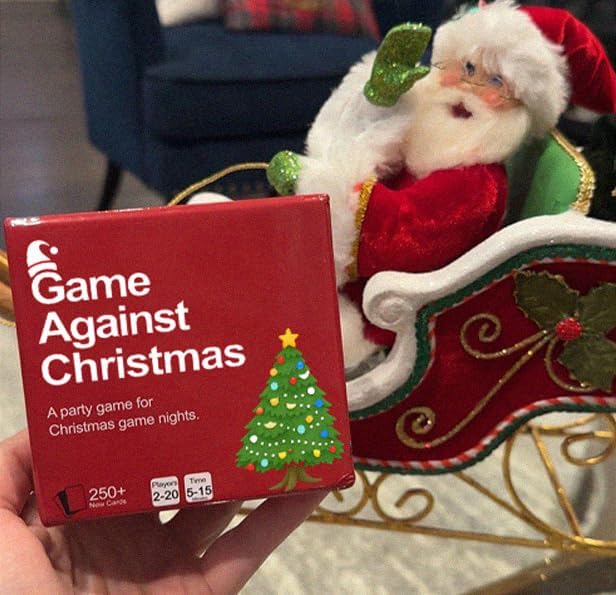 Game Against Christmas – Adult Party Card Game for Hilarious Holiday Nights, 250+ Cards, Quick to Learn, Perfect for White Elephant, Secret Santa, Office Parties & Friendsmas
