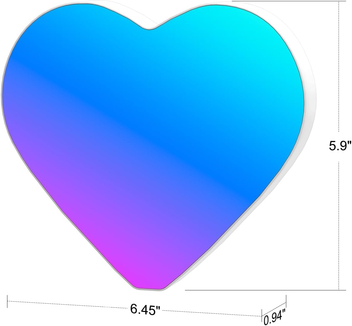 Light Up Letters Marquee Letter - Music Sync RGB Color Changing LED Lights Letter Logo Game Lights for Girls Women Party Birthday Christmas Valentine's Day Wall Desktop Decoration (MRGB-Love)