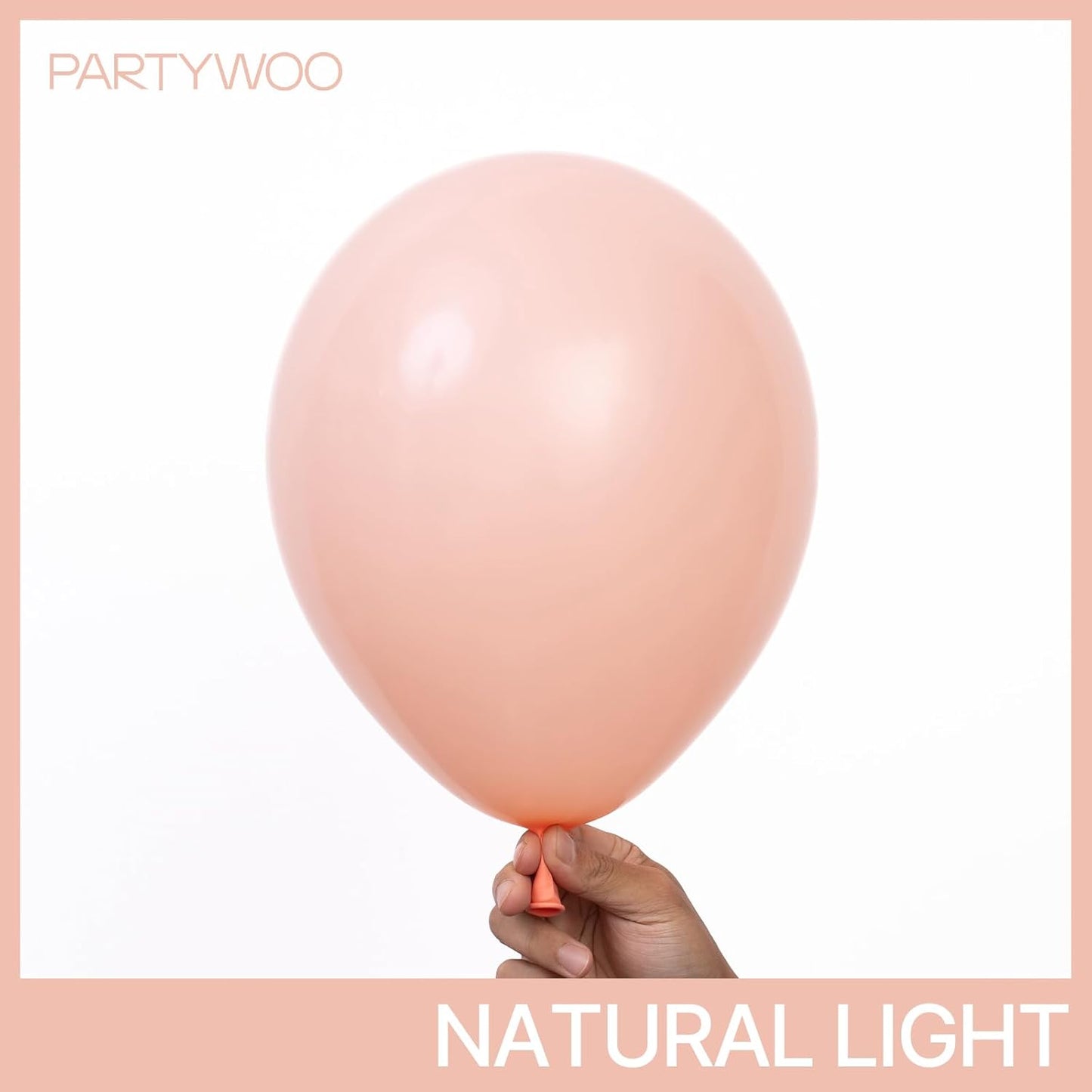 PartyWoo Baby Pink Balloons 140pcs Different Sizes of 18 12 10 5 Inch Pastel Light Pale Pink Peach Balloon Arch Kit Garland for Wedding Baby Shower Engagement Girl Birthday Party Decorations Pink-Q21