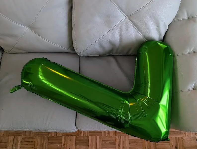 Green 7 Balloon, Number Balloons 40 Inch, 7th Birthday Decorations for Kids Girls Boys, Green Party Decoration for Women Men, Number 7 Balloon, Patrick's Day Games Theme Birthday Decorations