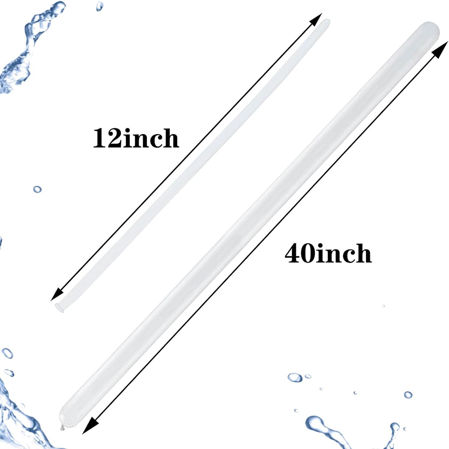 100Pcs clear 260 Balloons Clear Long Skinny Latex Balloon for Animal Ballons, Premium Quality Balloons for Beginners Baloons Making Kid's Carnivals Party Decoartion