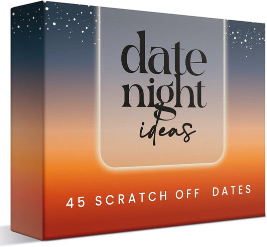 45 Romantic & Fun Scratch Off Date Night Ideas Card Game, Couple Gifts for Boyfriend, Girlfriend, Wife, Husband, Engagement, Birthday, Anniversaries or Bridal Shower Gifts