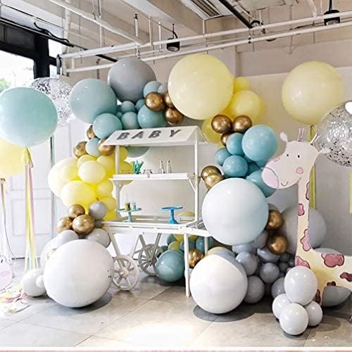 24 Inch Latex Round Balloons 10 Pack Macaron Assorted Color Thick Big Balloons for Photo Shoot Wedding Baby Shower Birthday Party Decorations by IN-JOOYAA