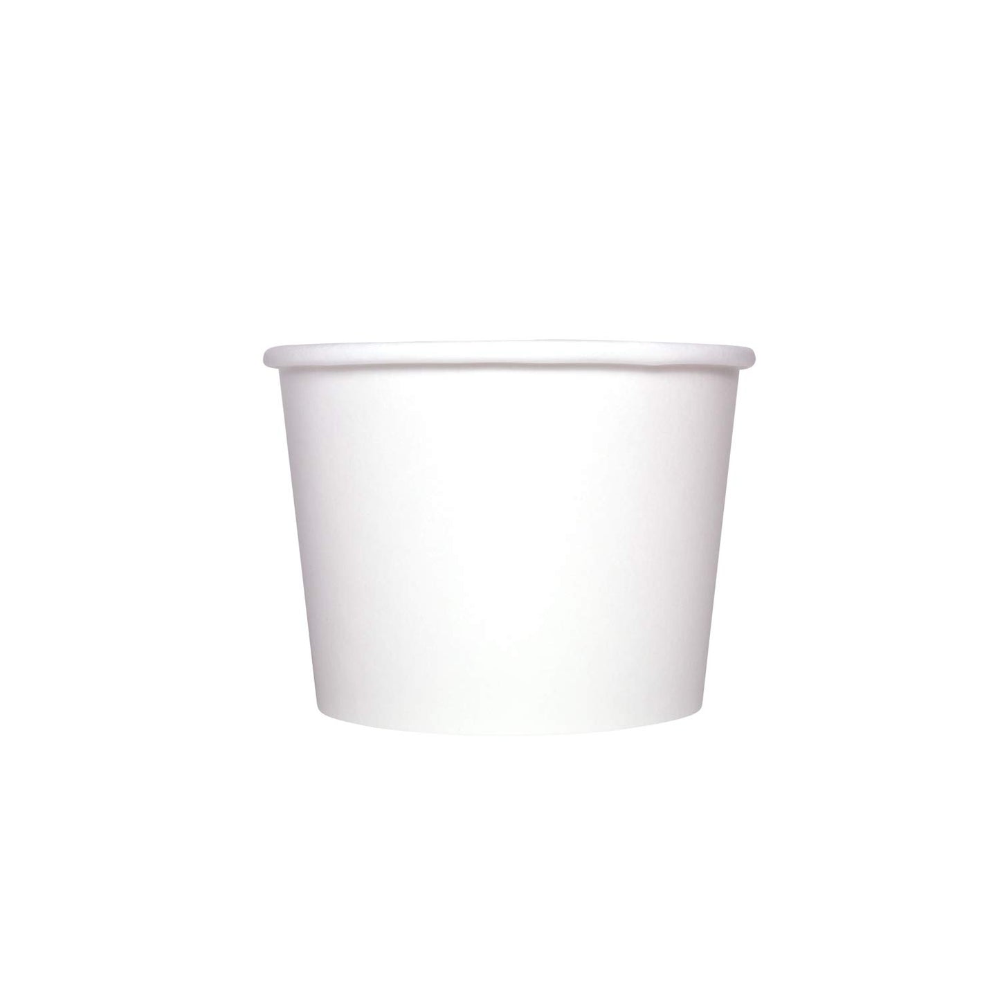 Karat [12oz - 1000 ct] Paper Ice Cream Cups & Soup Bowls for Hot/ Cold Food - Ideal for Soup, Ice Cream, Gelato, Yogurt and Snacks - White (C-KDP12W)