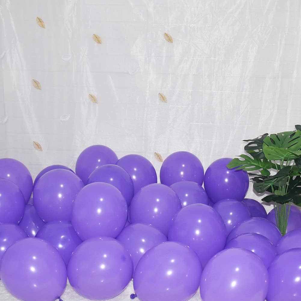 400 Pack Purple Balloons 5 Inch Purple Small Ballons Quality Latex Matte Balloons Helium Balloon Party Decorations Supplies