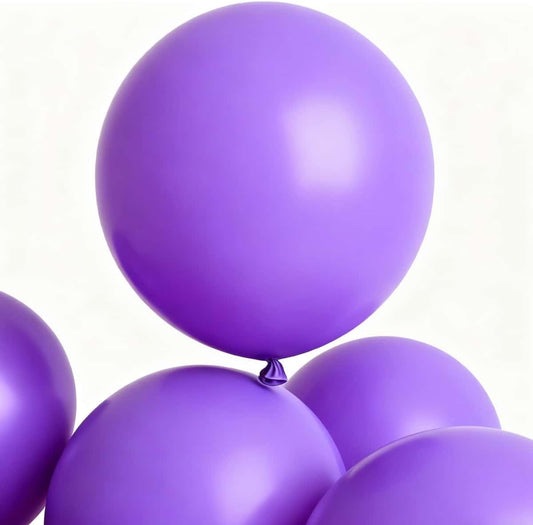 30 Pack Purple Balloons 36 inch Purple Latex Big Balloons for Party Decorations and Events