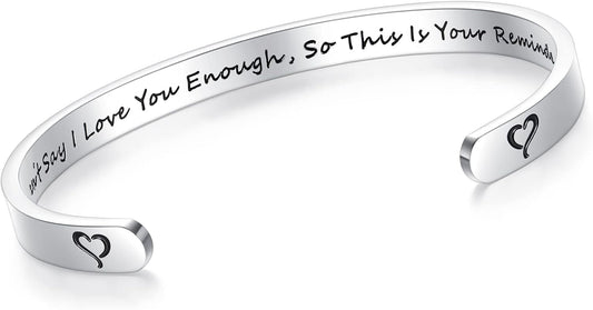 SAM & LORI Personal Bracelets for Teens/Women-Inspirational Jewelry Gifts (Various Designs) for Daughter/Sister/Mom/Friends-Adjustable Bracelet in a Pretty Gift Box