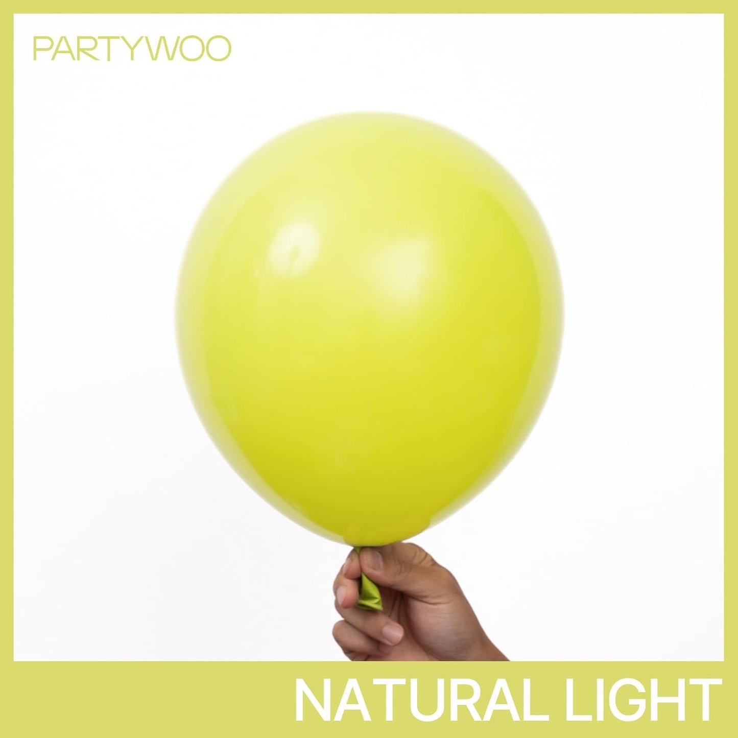 PartyWoo Lime Green Balloons 50 pcs 12 Inch Balloons for Graduation Halloween Safari Jungle Dinosaur Baby Shower Birthday Summer Party Decorations Green-Y8