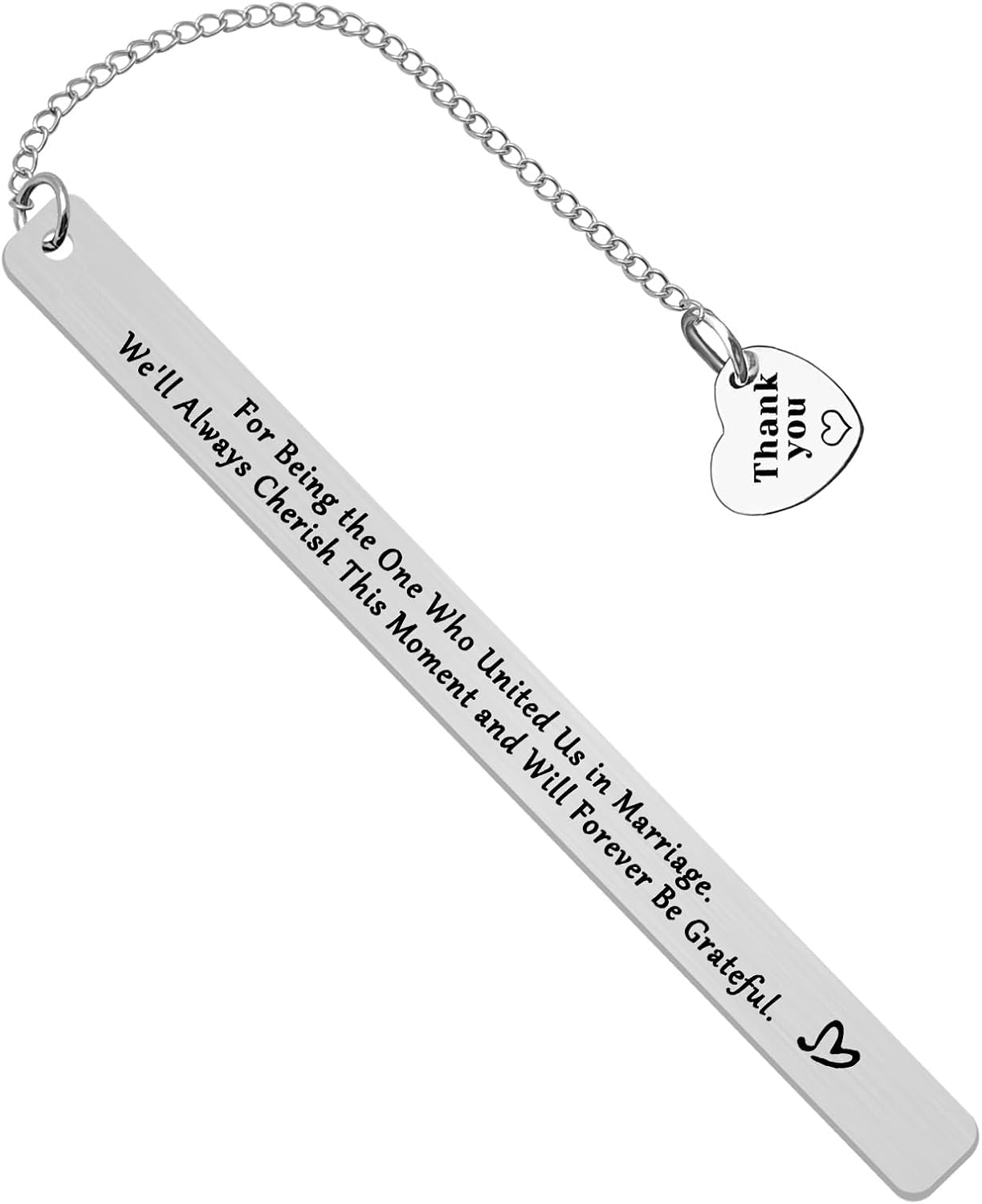 Wedding Officiant Gifts Bookmark Thank You Gifts for Wedding Guest Wedding Planner Gifts Wedding Officiant Appreciation Gifts Wedding Coordinator Gift Bridal Party Gift