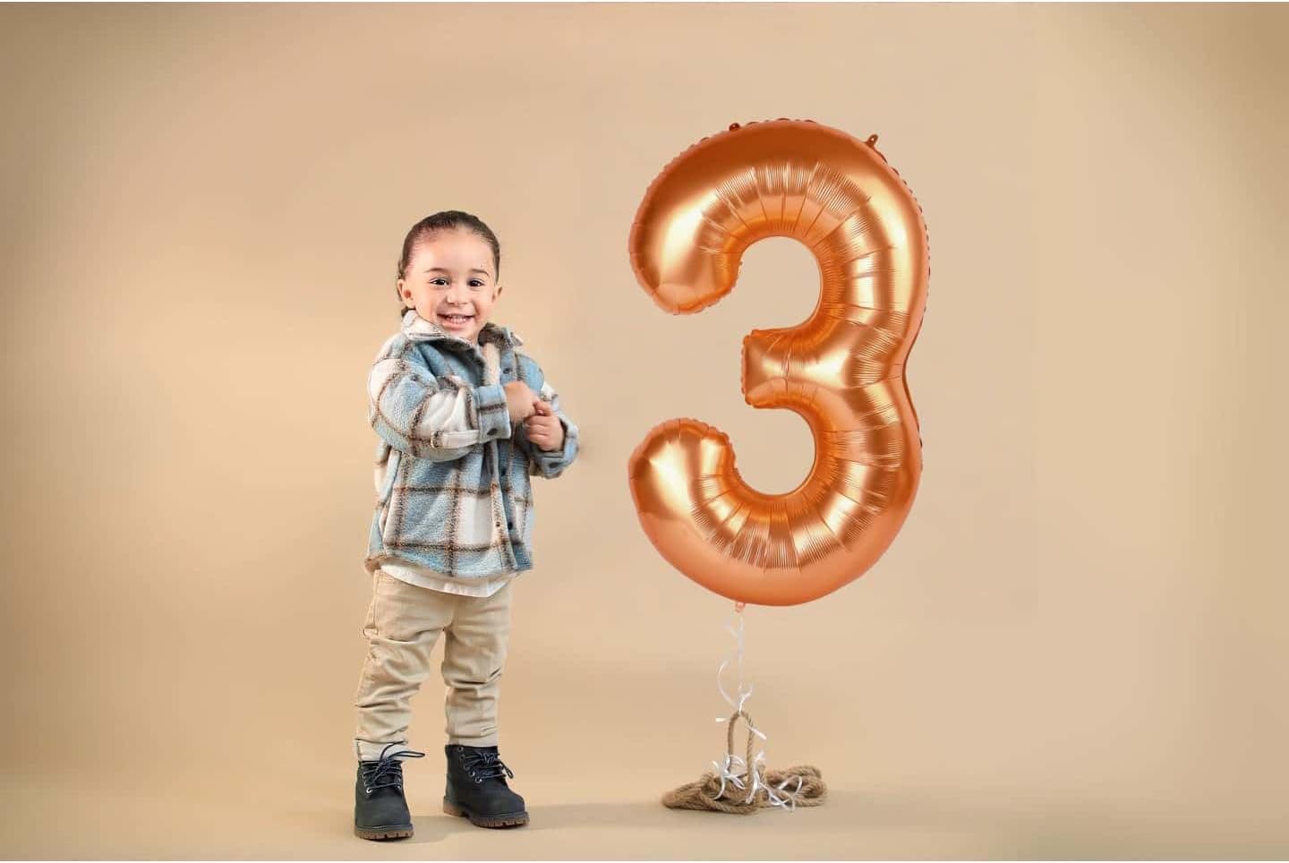 Orange 7 Balloon, Number Balloon 40 Inch, Orange Party Decorations, 7th Number Seven Birthday Decorations, Number 7