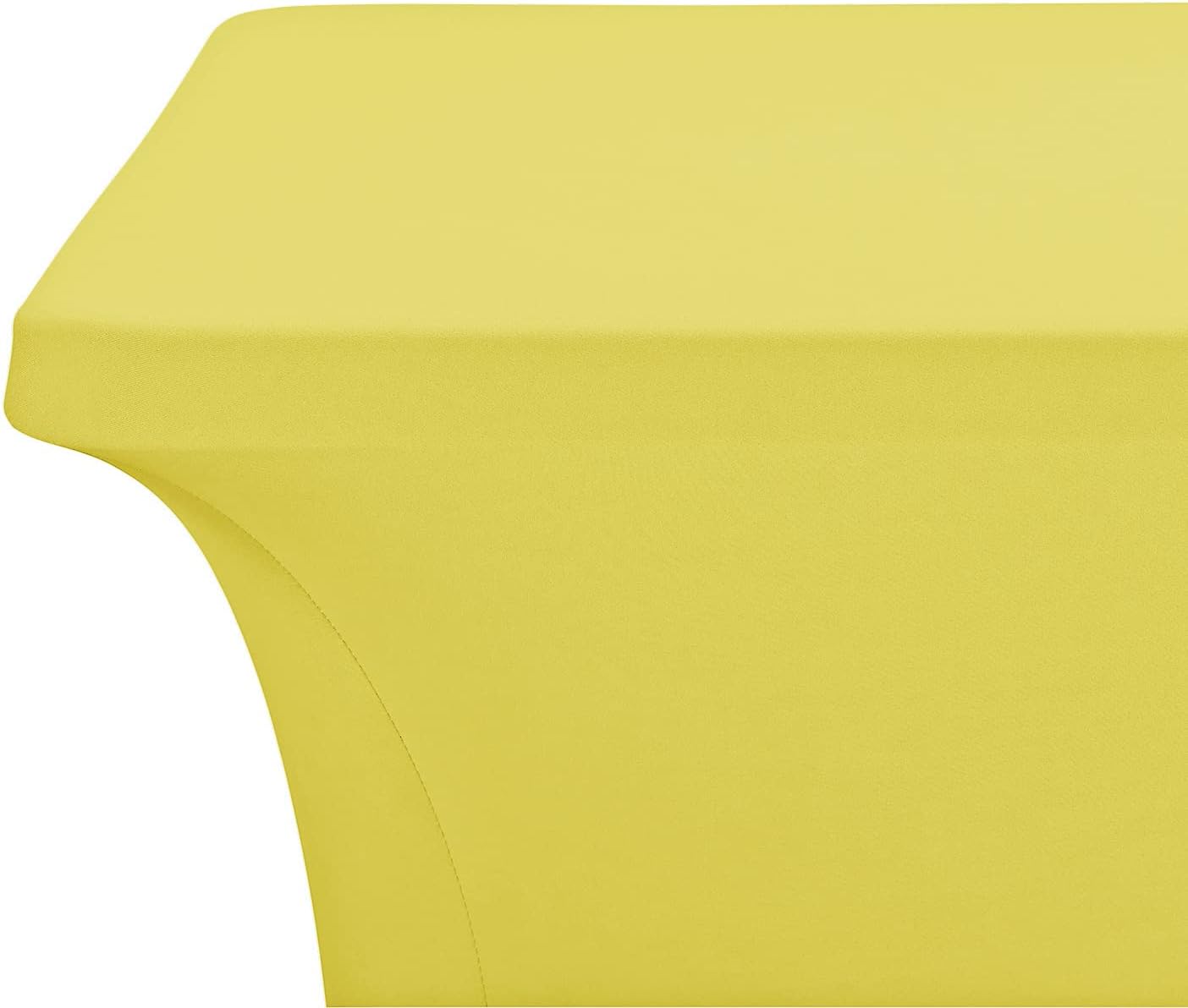 LZY Spandex Fitted Stretch Table Cover for 6 ft or 4ft or 8ft Folding Table, Rectangular Cocktail Tablecloth, Perfect for Party or Banquet