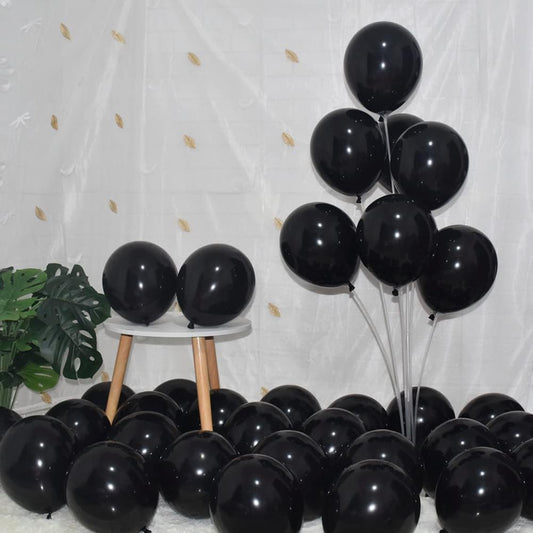 400 Pack Black Balloons, 5 Inch Black Latex Balloons Helium Balloons Party Decorations Supplies