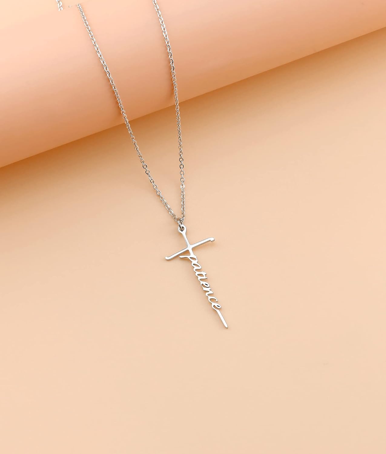 Lcherry Faith Cross Pendant Necklace for Women Religious Christian Jewelry Mother's Day Gifts for Women