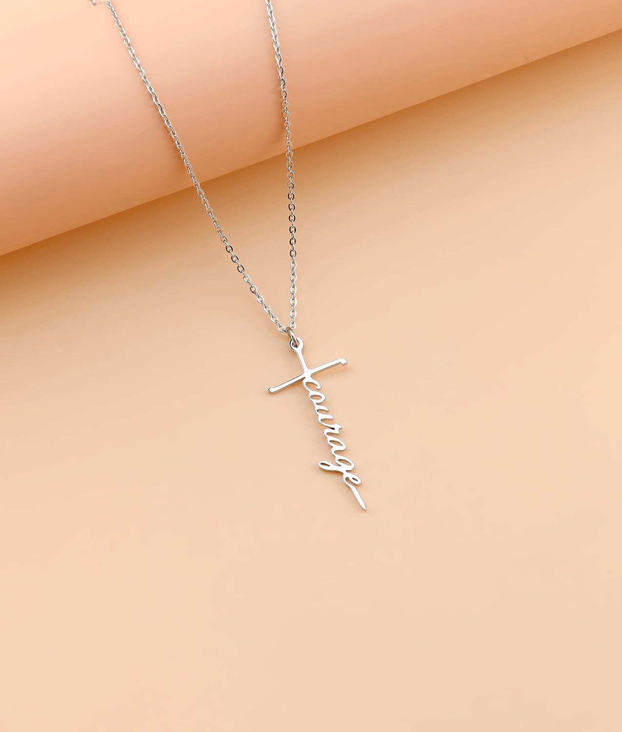 Lcherry Faith Cross Pendant Necklace for Women Religious Christian Jewelry Mother's Day Gifts for Women