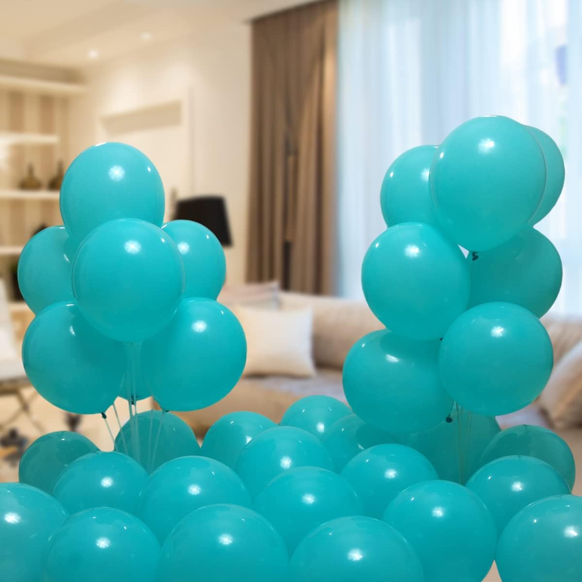 300 Pack Turquoise Teal Balloons 12 inch Turquoise Latex Balloon Bulk for Various Party Events Decorations