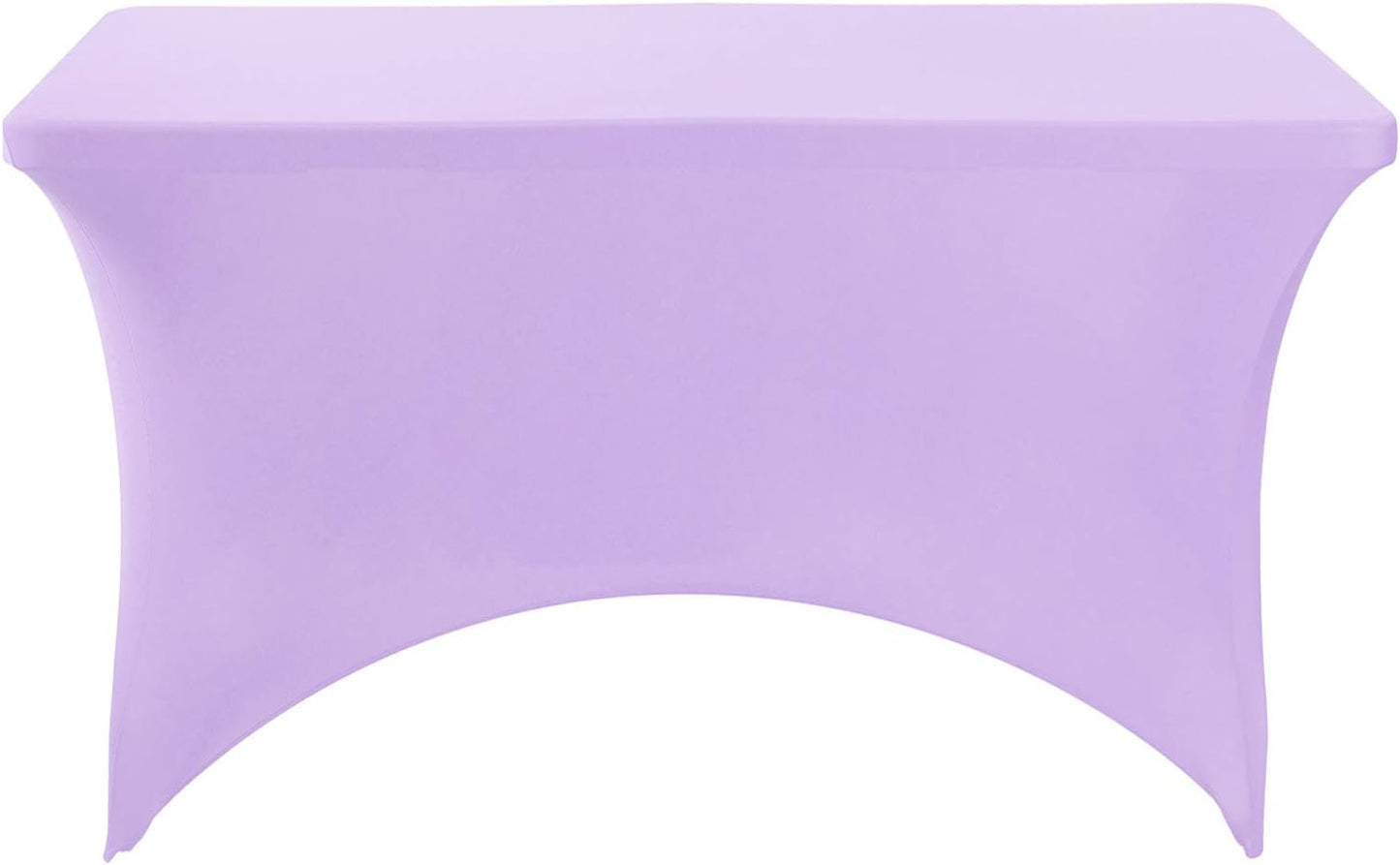 LZY Spandex Fitted Stretch Table Cover for 6 ft or 4ft or 8ft Folding Table, Rectangular Cocktail Tablecover, Perfect for Party and Banquet