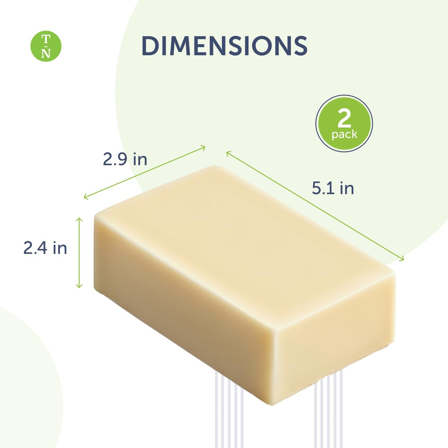 Truremedy Naturals Pack of 2 Tea Tree Body Wash with Peppermint and Eucalyptus - Soothing Tea Tree Oil Bar Soap for Men and Women - Refreshing Foot and Body Soap Bars for All Skin Types