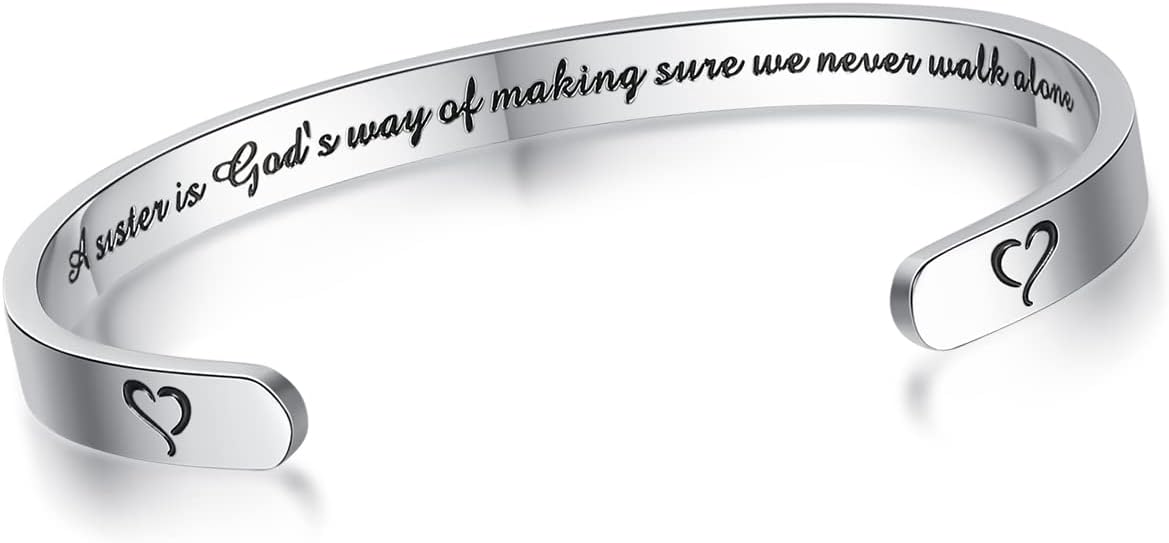 SAM & LORI Personal Bracelets for Teens/Women-Inspirational Jewelry Gifts (Various Designs) for Daughter/Sister/Mom/Friends-Adjustable Bracelet in a Pretty Gift Box